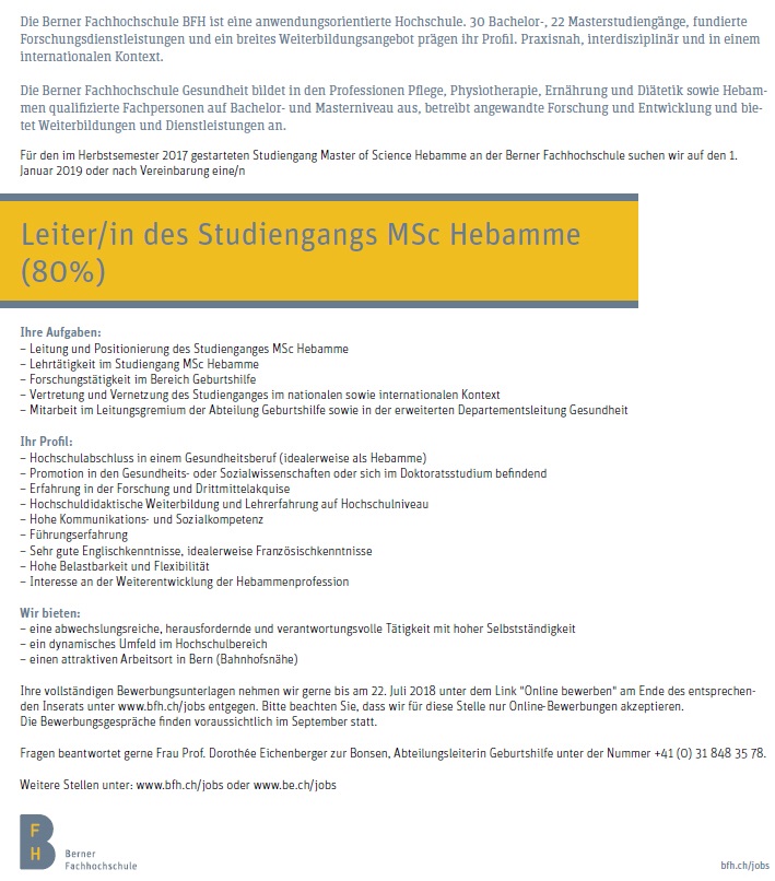 FH-Bern Berner Fachhochschule