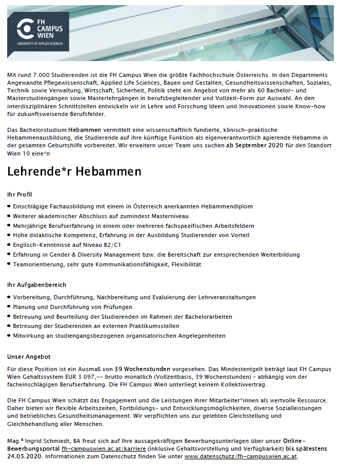 FH-CampusWien-20200427 FH Campus Wien